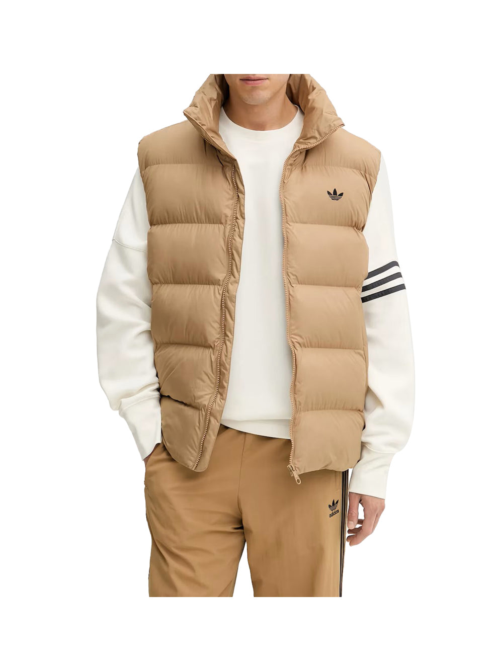 ADIDAS Smanicato Adidas senza maniche Tonal Puffer Beige Beige