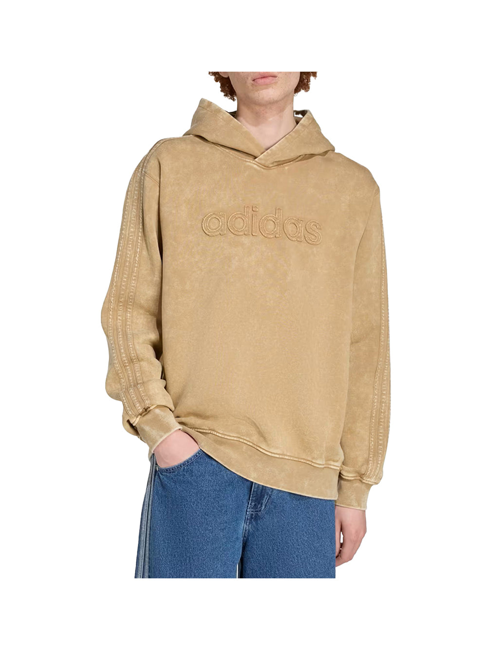 ADIDAS Adidas Felpa Washed Hoodie Biege Beige