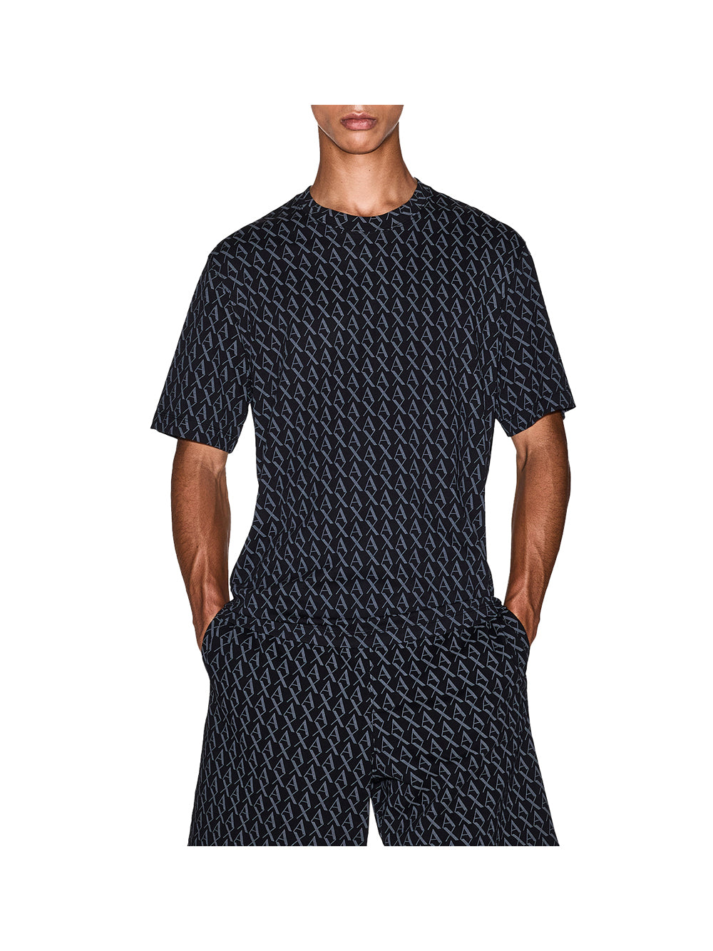 ARMANI EXCHANGE Armani Exchange T-Shirt Uomo Black / Black Allove - Nero Black / Black Allove