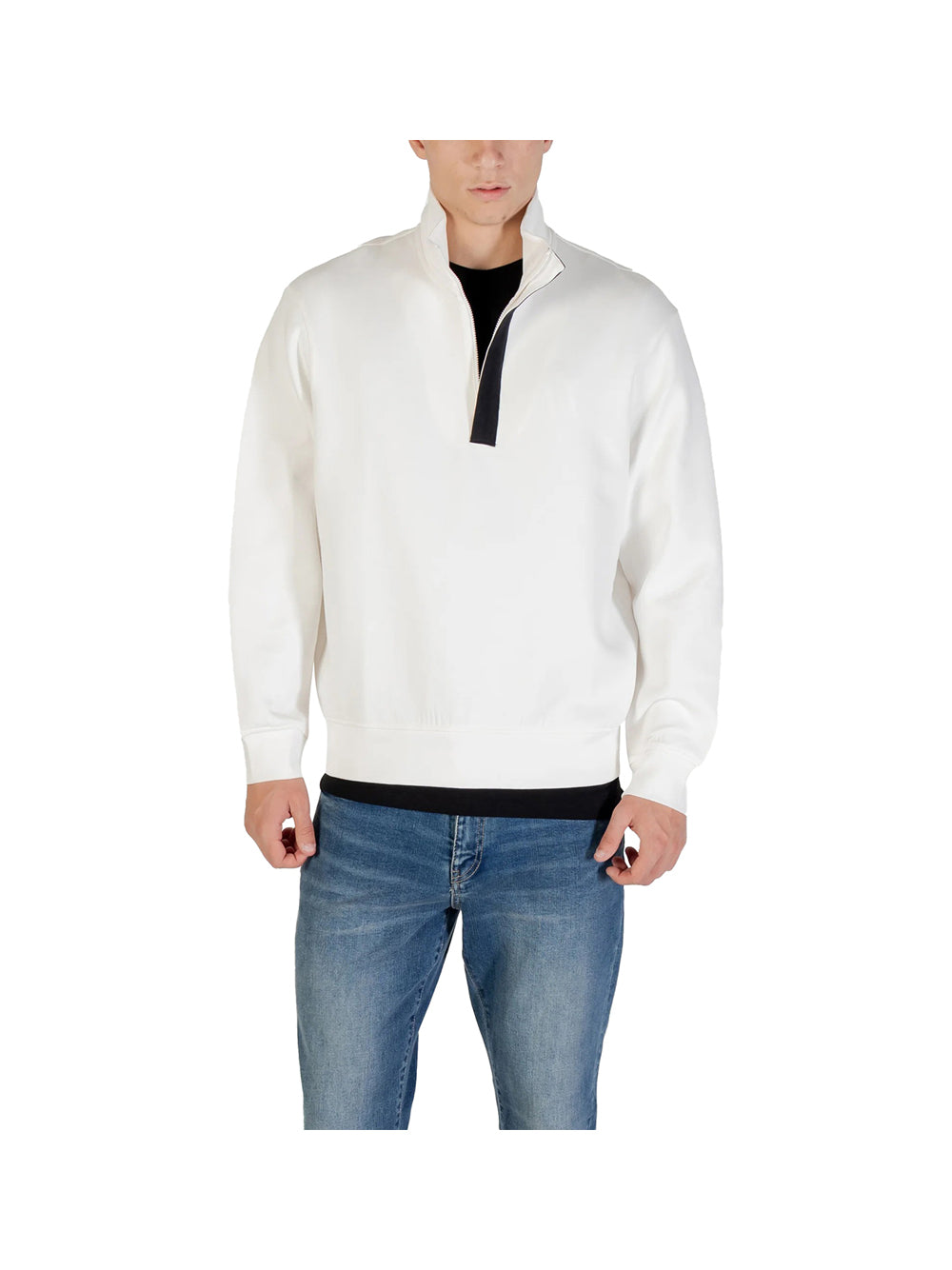ARMANI EXCHANGE Armani Exchange Felpa Uomo Off White - Bianco Off White