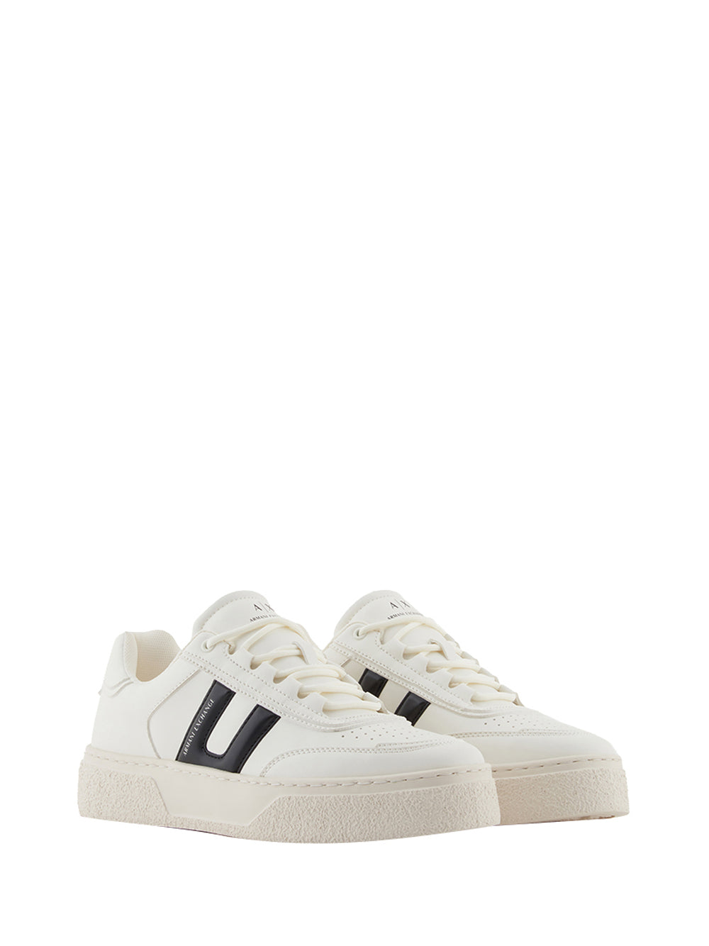 ARMANI EXCHANGE Armani Exchange Sneakers Uomo Off White+black - Bianco Off White+Black