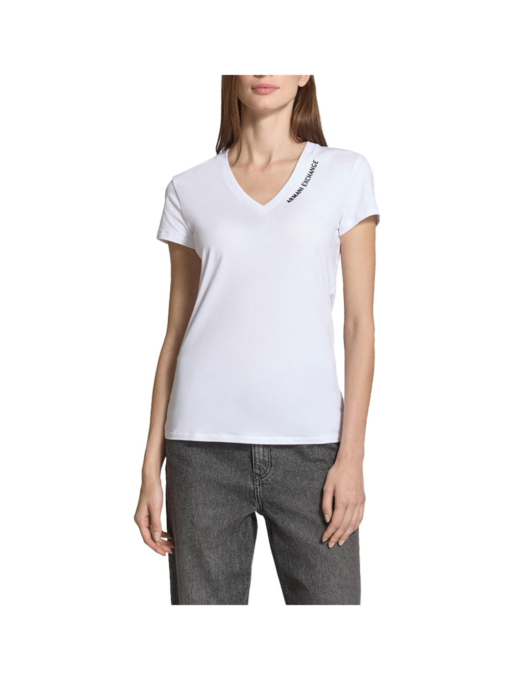 ARMANI EXCHANGE Opt.White/Black Embr