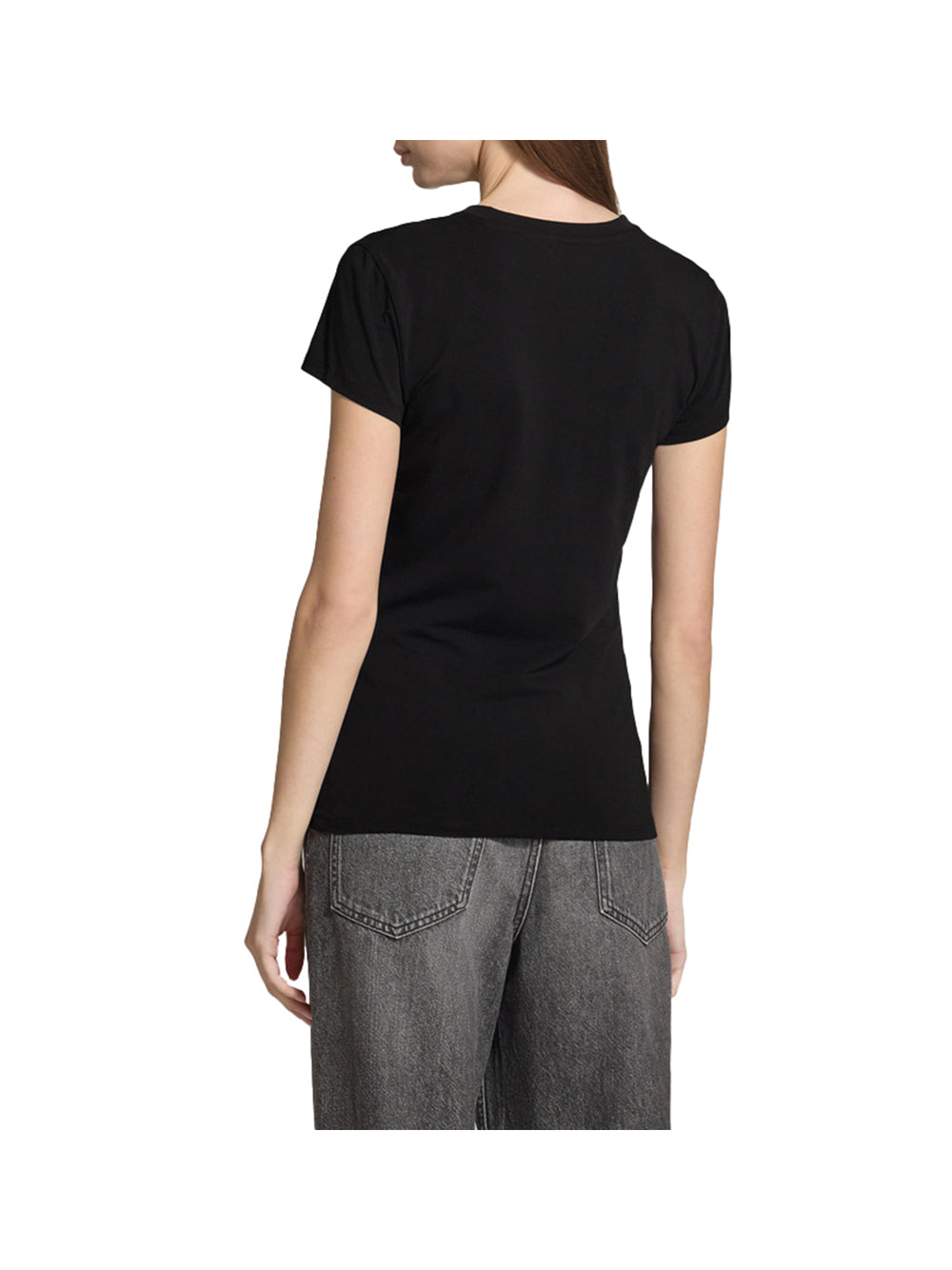 ARMANI EXCHANGE Armani Exchange T-Shirt Donna Black/opt.white Embr - Multicolore Black/Opt.White Embr