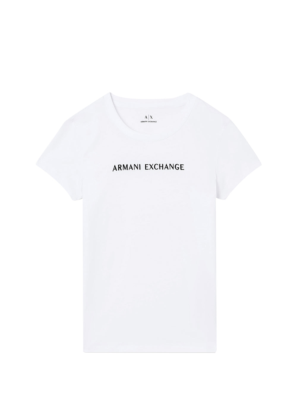 ARMANI EXCHANGE T-shirt Armani Exchange Slim Fit Con Logo Lettering - Bianco Optic White