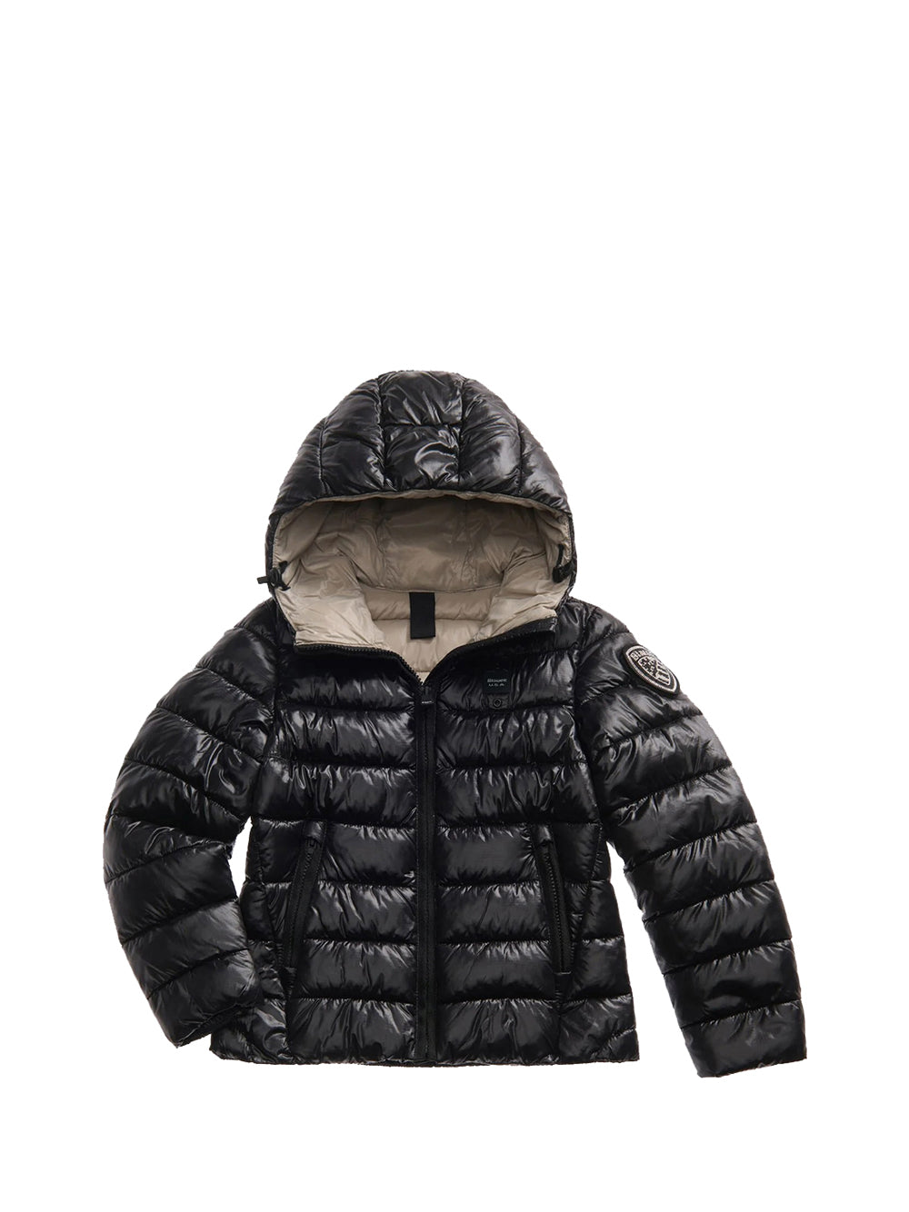 BLAUER Blauer Piumino Bambina Nero/beige - Multicolore Nero/beige