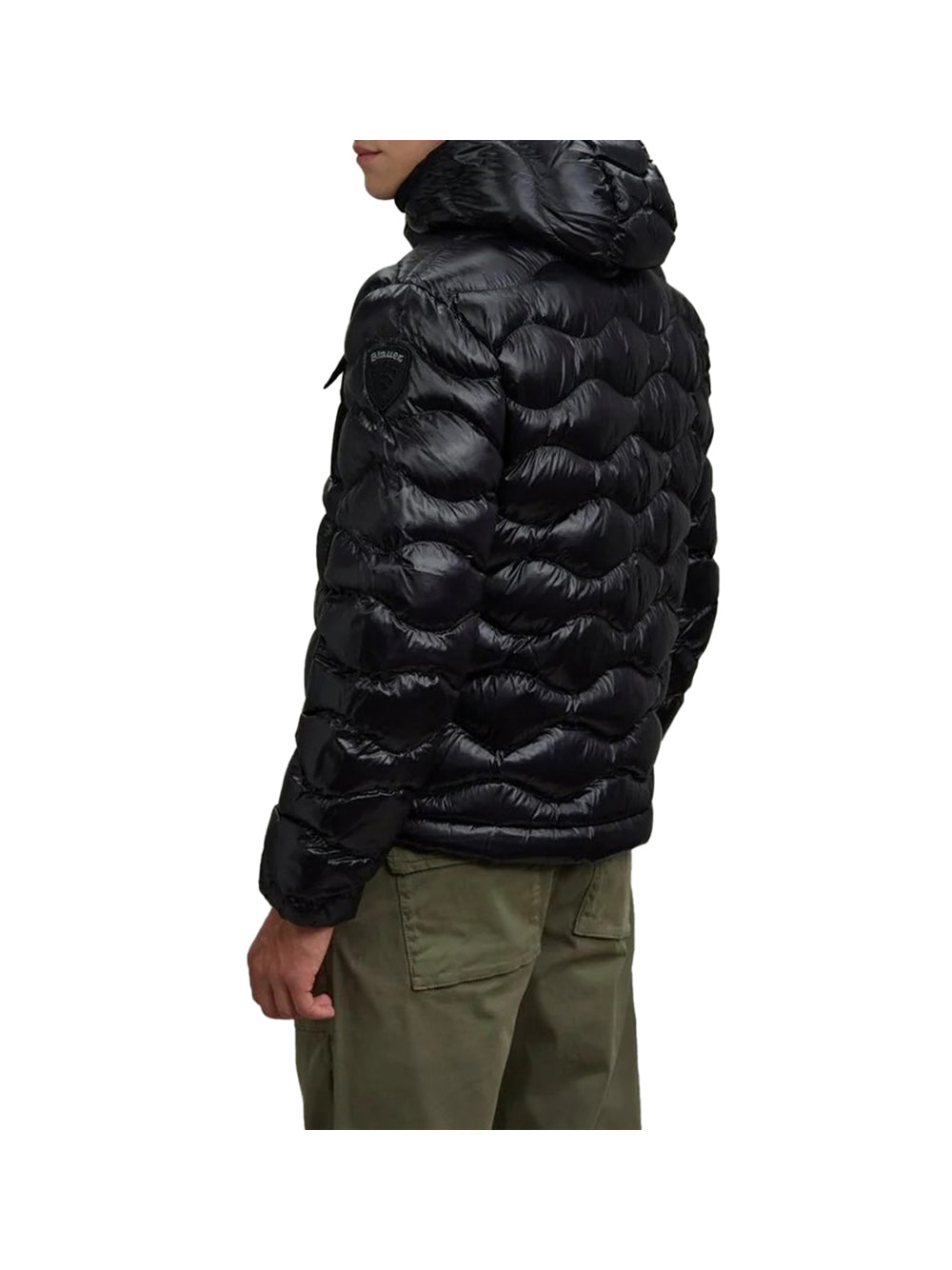 Blauer Blauer Piumino Con Taschino Bryant Nero Nero/beige