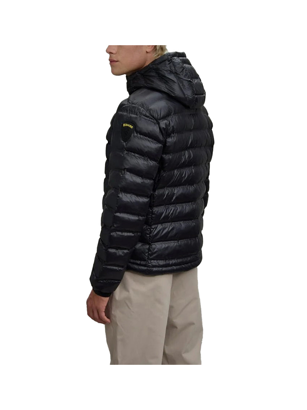 Blauer Blauer Giubbotto Termosaldato Con Cappuccio Charles Nero Verde Nero/verde