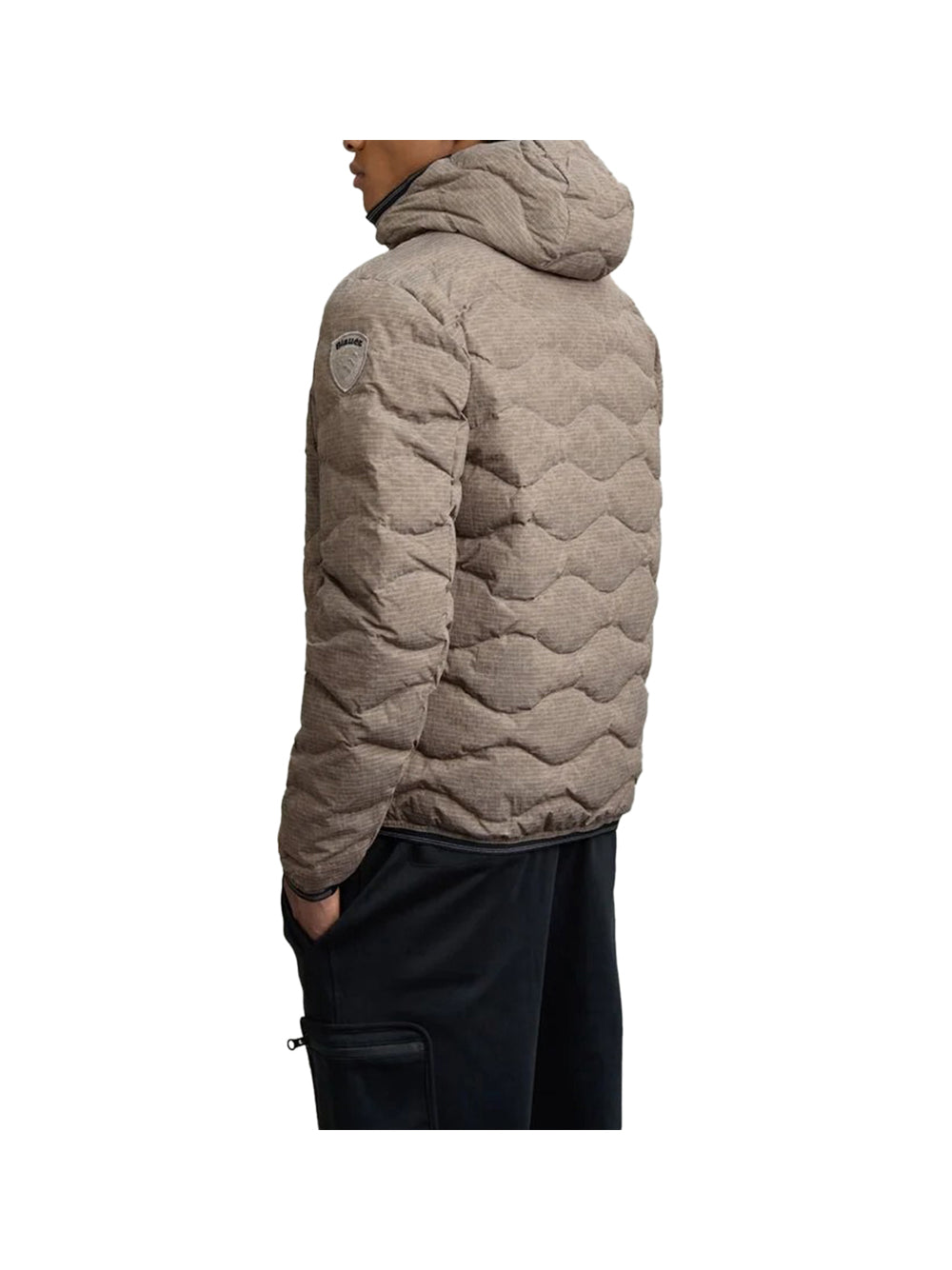 BLAUER Piumino Blauer Wax Ad Onde Wave Lontra LONTRA