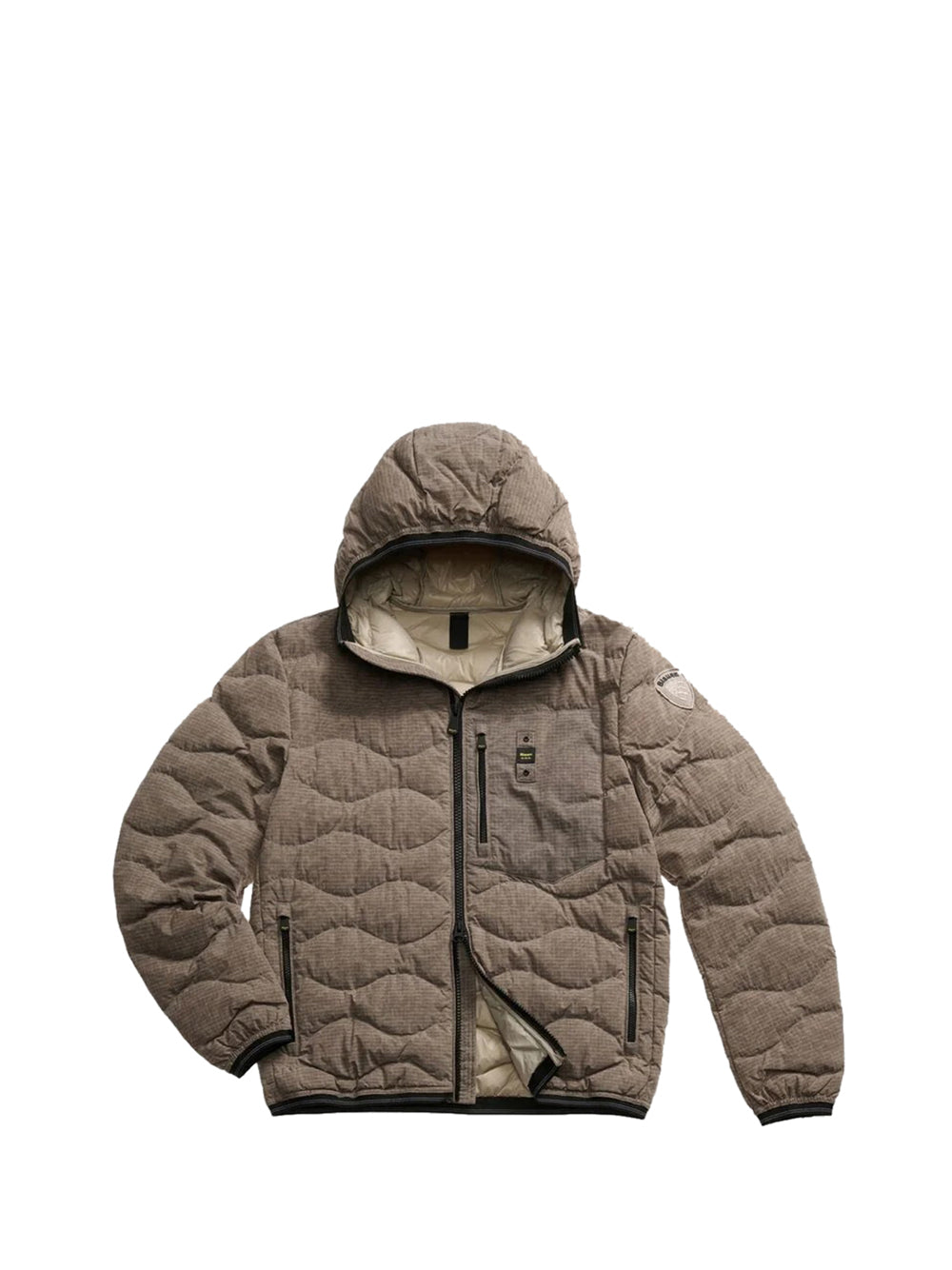 BLAUER Piumino Blauer Wax Ad Onde Wave Lontra LONTRA