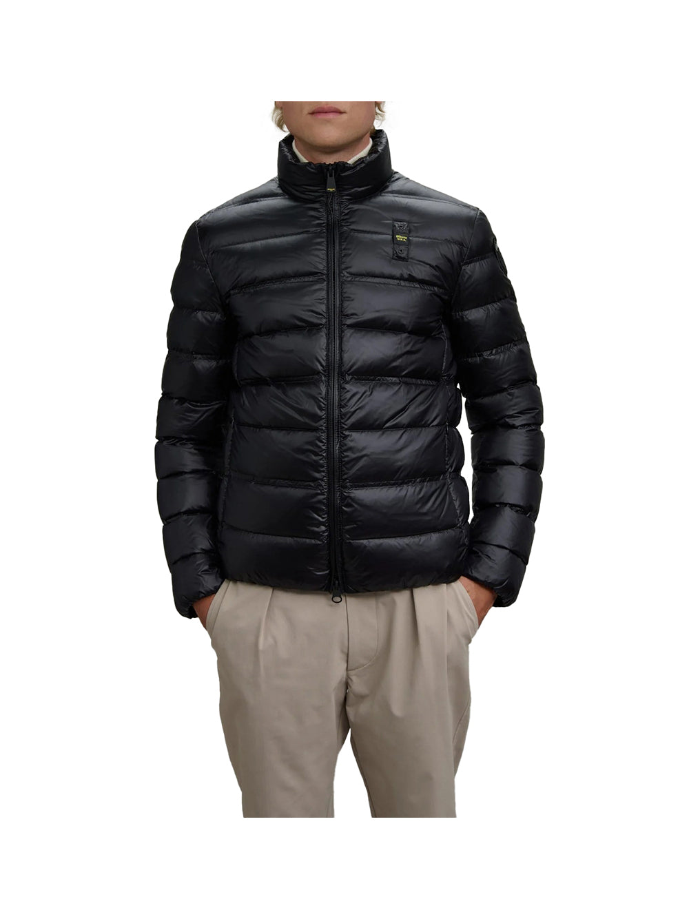 Blauer Blauer Piumino Con Collo Alla Coreana Belmont Nero Nero