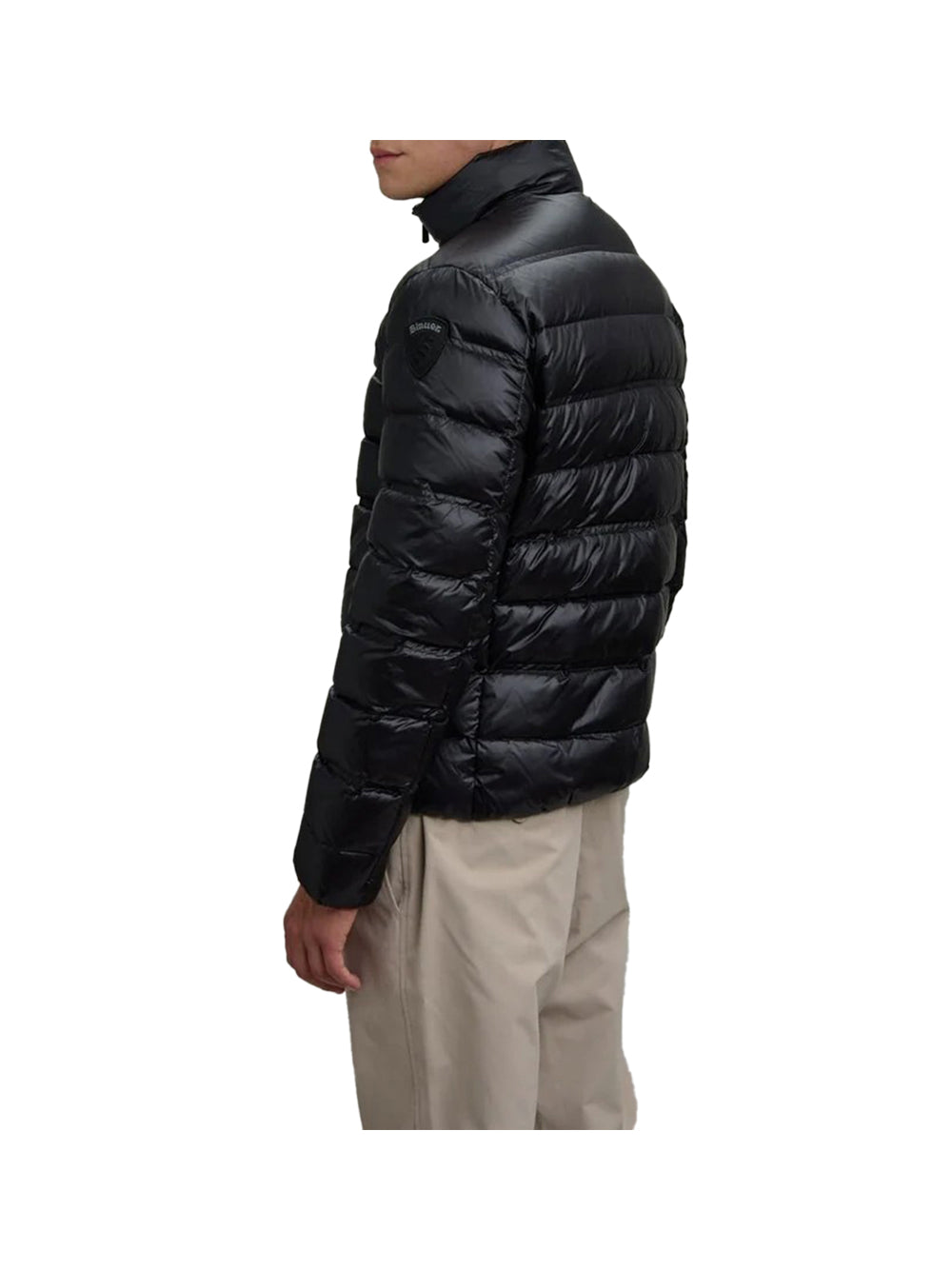 Blauer Blauer Piumino Con Collo Alla Coreana Belmont Nero Nero