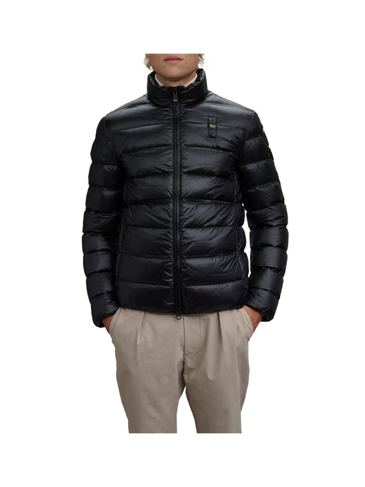 Blauer Blauer Piumino Con Collo Alla Coreana Belmont Nero Nero