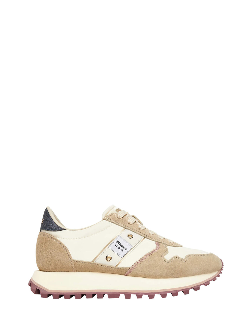 BLAUER Sneakers Blauer Millen03 Donna - Avorio Crema