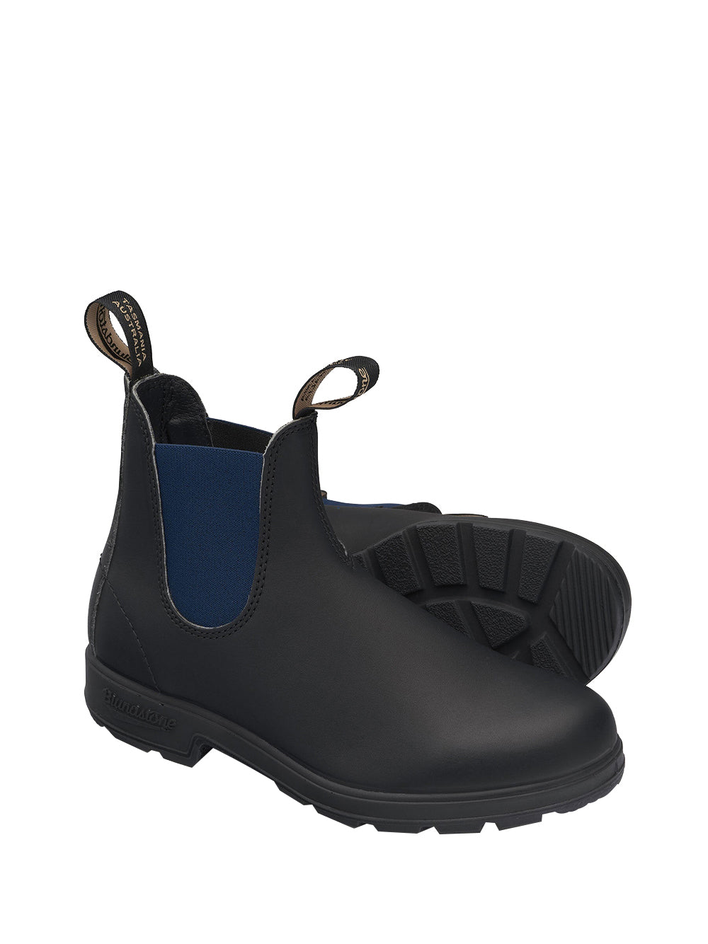 BLUNDSTONE Blunstone Biker Leather Nero Blu NERO/BLU