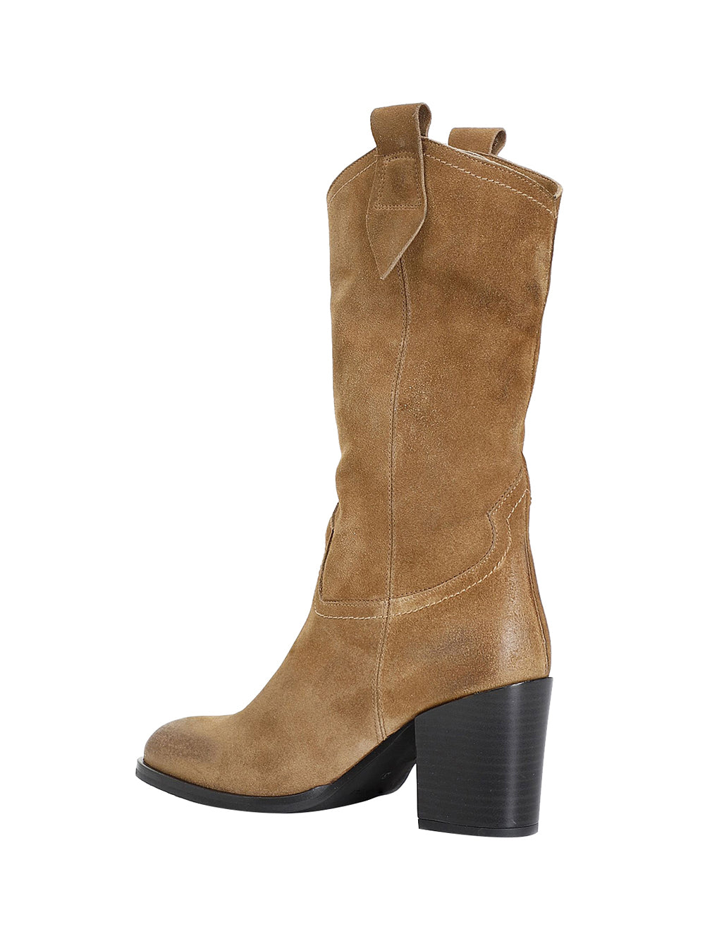 CAFE' NOIR STC Stivale Café Noir 3/4 donna in pelle scamosciata Cuoio Cuoio