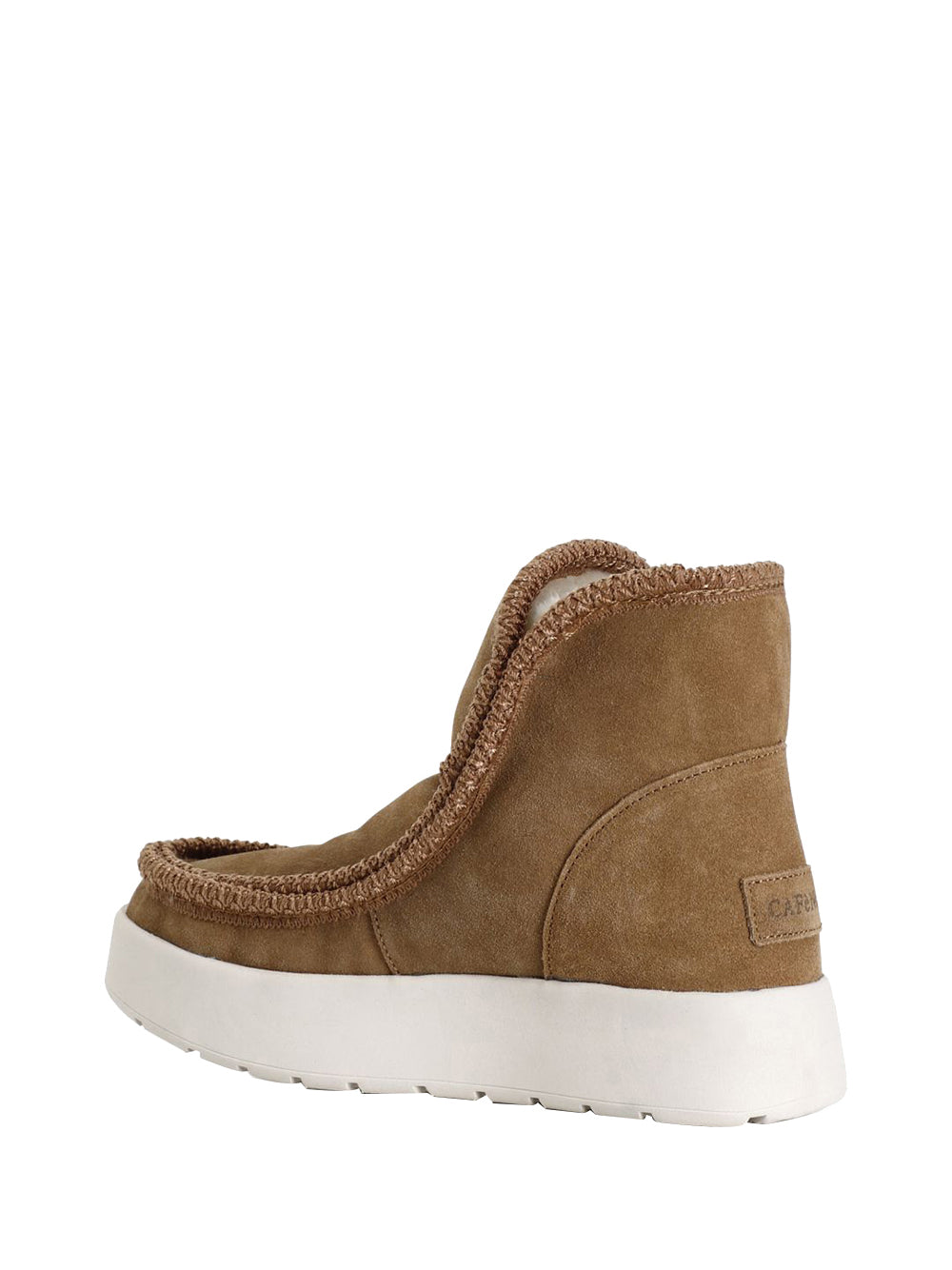 CAFE' NOIR STC Tronchetto Café Noir donna con bordo mocassino e pelliccia sintetica Camel CAMEL