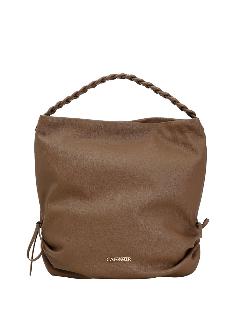 CAFE' NOIR STC Borsa A Spalla Café Noir Morbida Con Manico IntrecciatoTaupe TAUPE