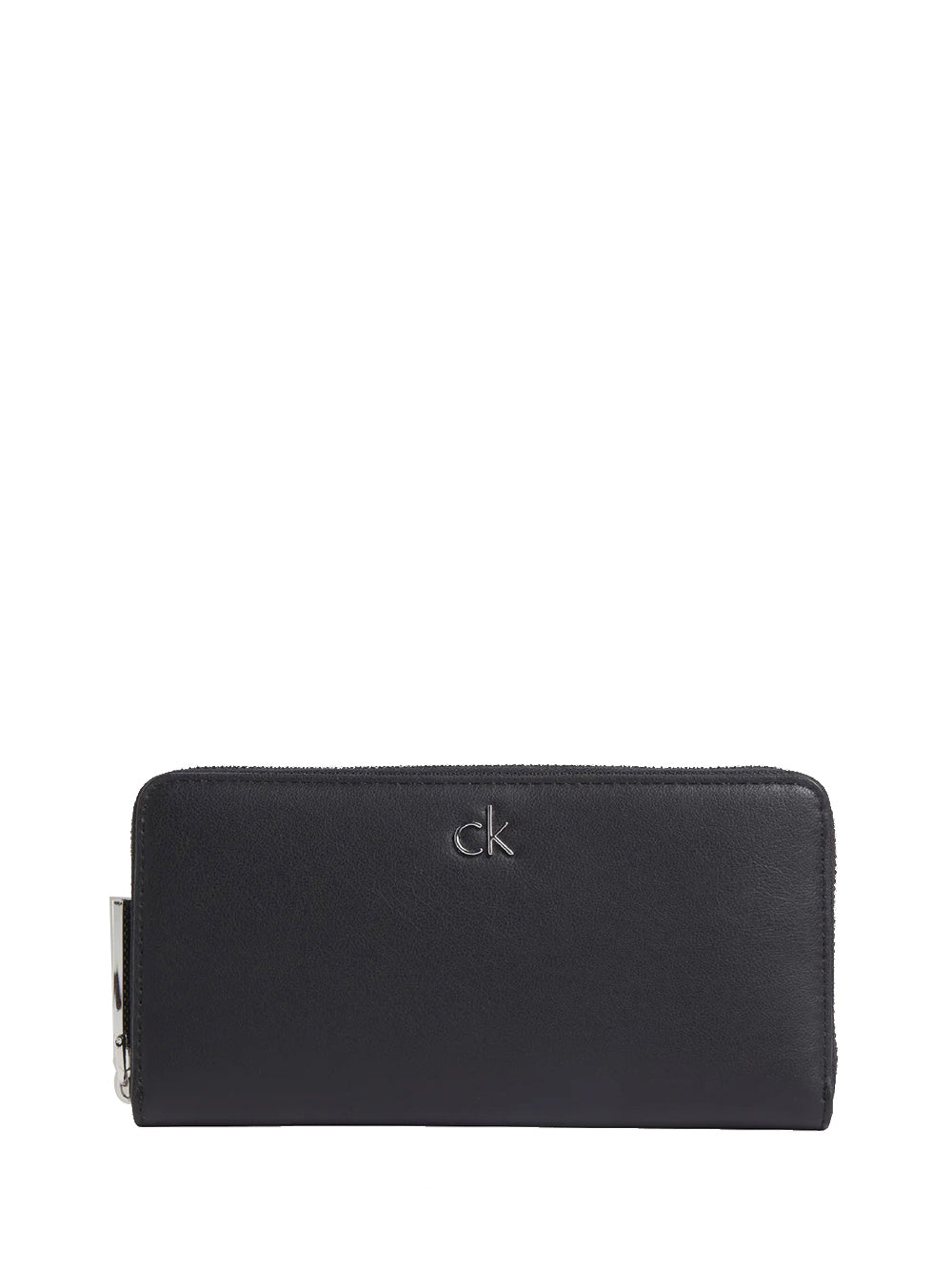 CALVIN ACC.1USCITA Calvin Klein Portafoglio Ck Re-Lock Large Around Zip - Nero Nero