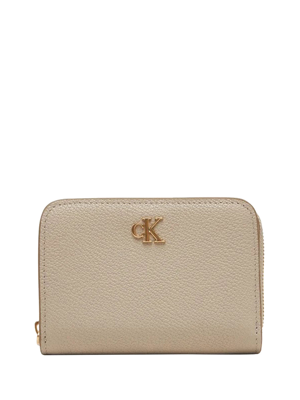 CALVIN ACC.1USCITA Calvin Klein Portafoglio Minimal Monogram Leather Md - Avorio Avorio
