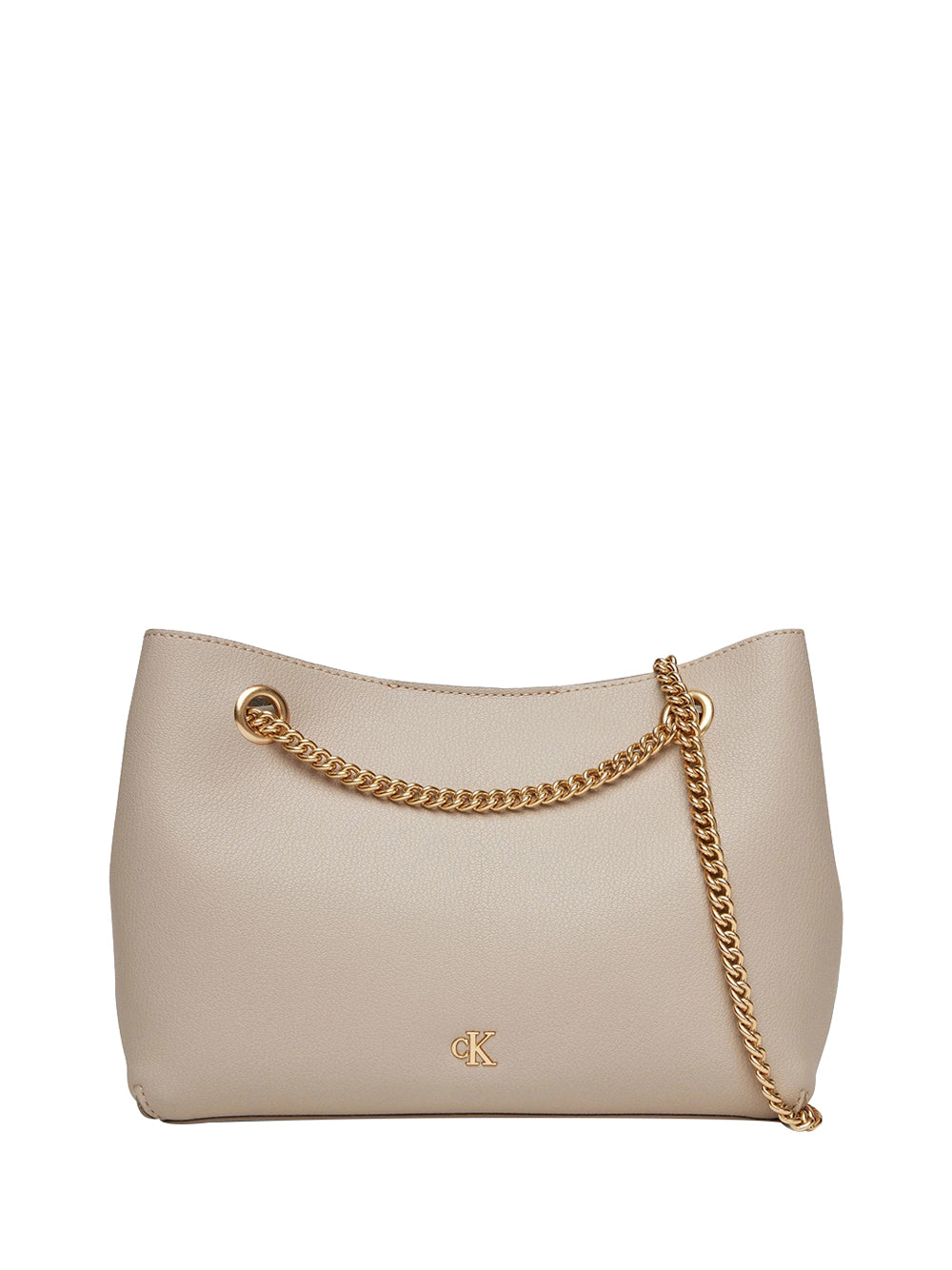 CALVIN ACC.1USCITA Calvin Klein Borsa a Tracolla Minimal Monogram - Beige Beige