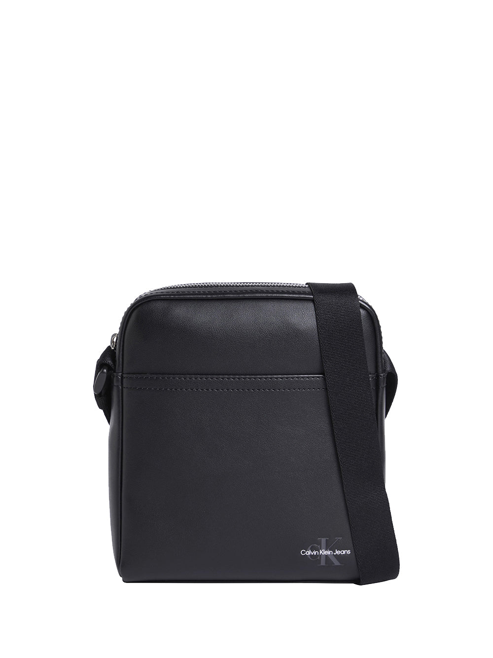CALVIN ACC.1USCITA Calvin Klein Borsa a Tracolla Mono Logo Reporter Uomo Nero Nero