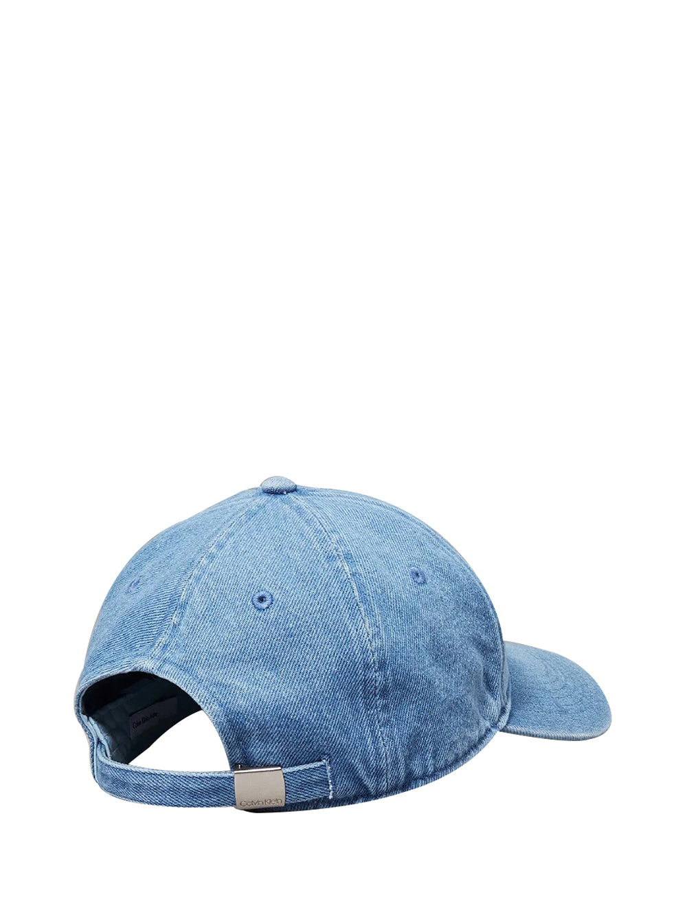 CALVIN ACC.1USCITA Calvin Klein Cappello Con Logo In Denim - Denim DENIM