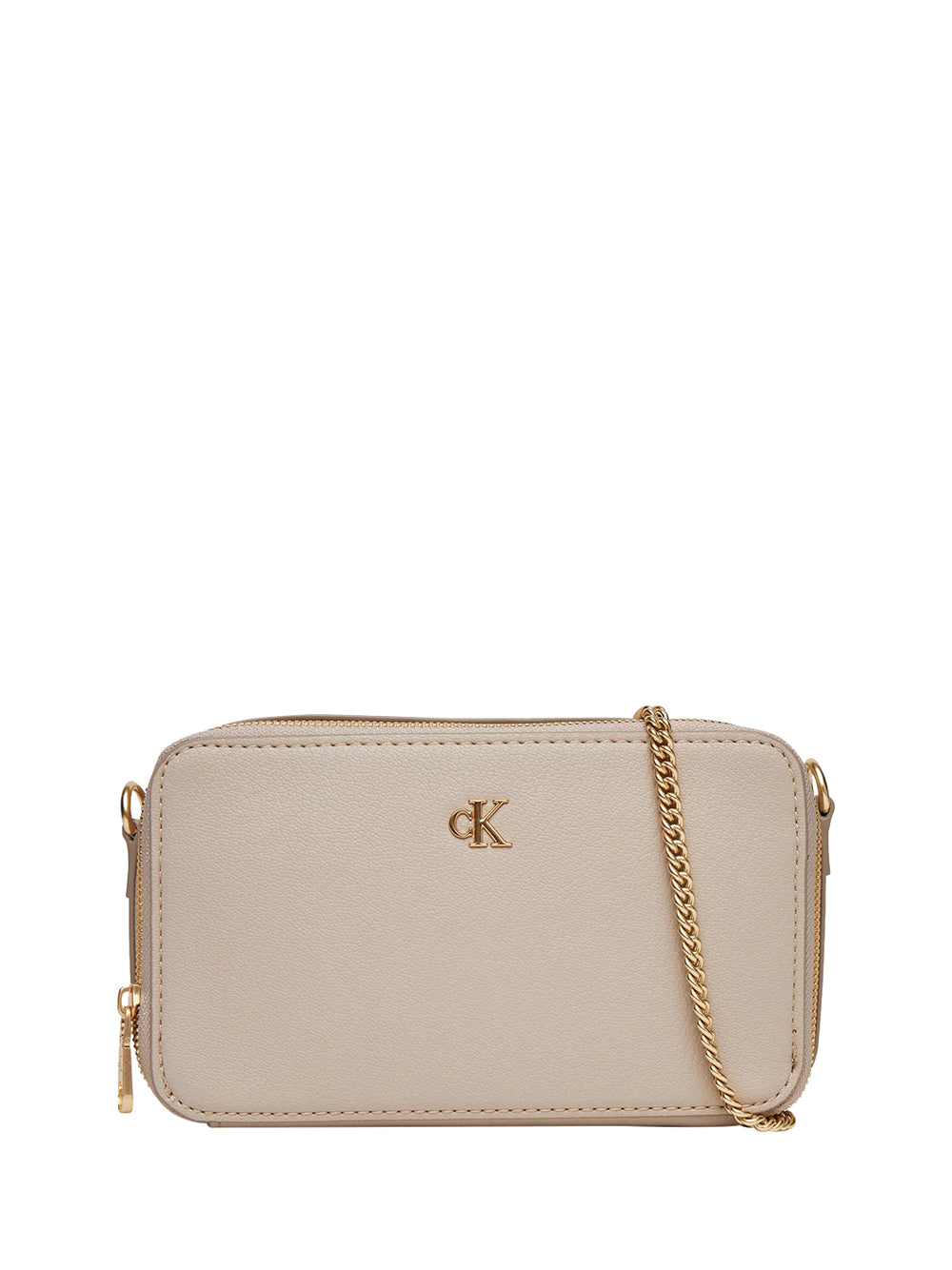 CALVIN ACC.1USCITA Calvin Klein Borsa a Tracolla Minimal Mono Camera - Beige Beige
