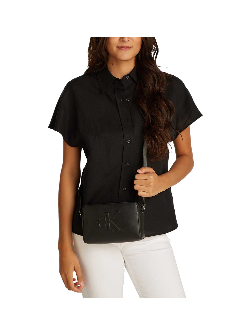 CALVIN ACC.1USCITA Calvin Klein Borsa a Tracolla Sculpted Ew Camera - Nero Nero