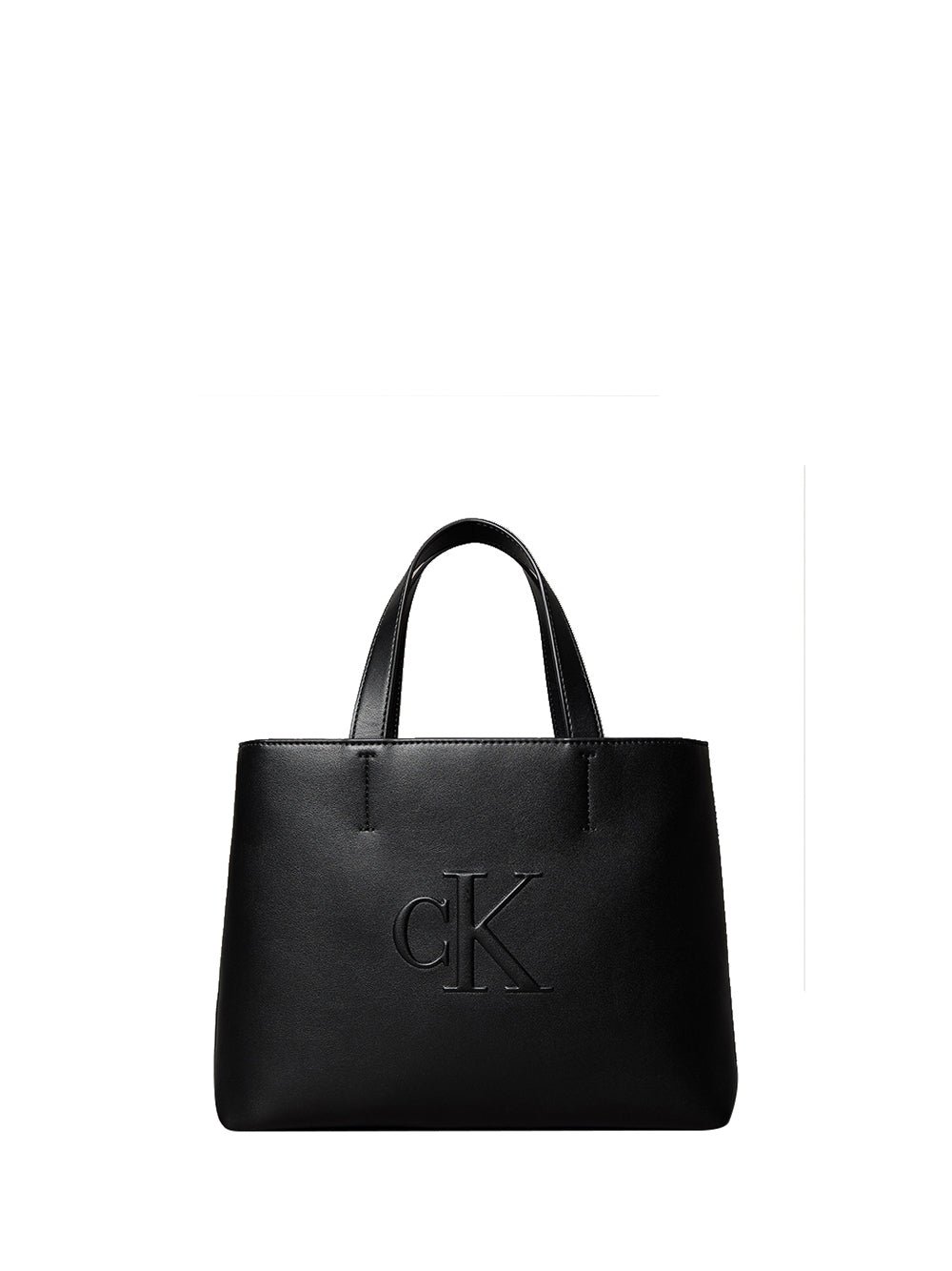 CALVIN ACC.1USCITA Calvin Klein Borsa a Mano Sculpted Mini Ew Tote Donna Nero Nero