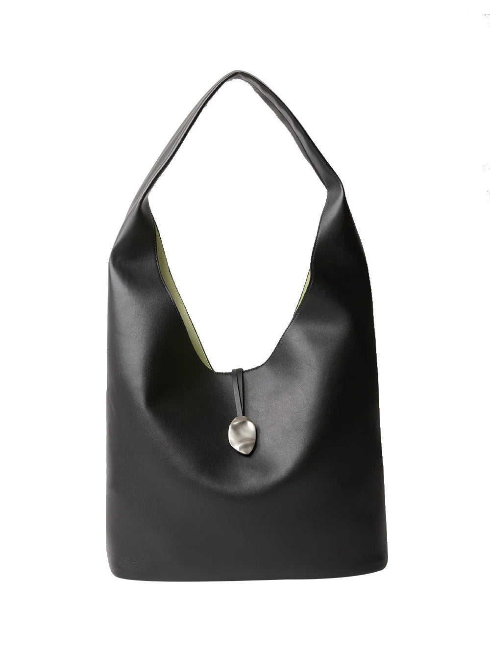 CALVIN ACC.1USCITA Calvin Klein Borsa A Tracolla Grande E Morbida In Raso - Nero Nero