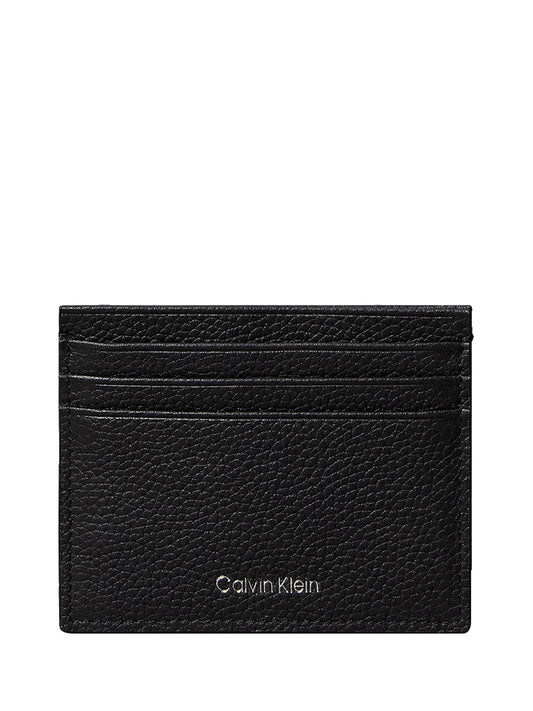 CALVIN ACC.2USCITA Portadocumenti Calvin Klein Con Logo Stampato Laminato - Nero Nero
