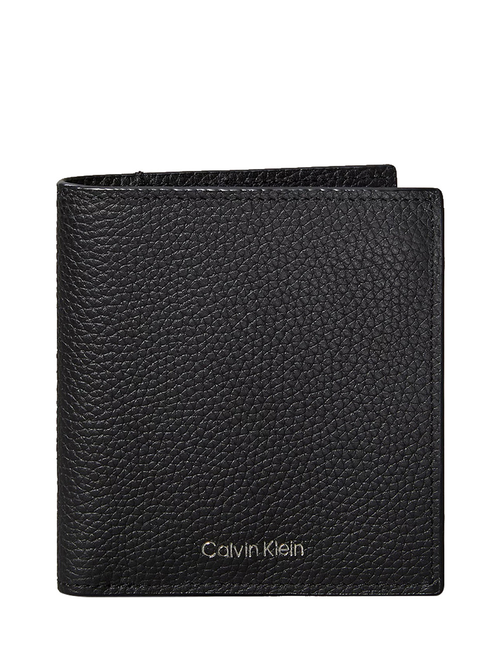 CALVIN ACC.2USCITA Portafoglio A Libro Slim Con Logo Stampato In Lamina - Nero Nero