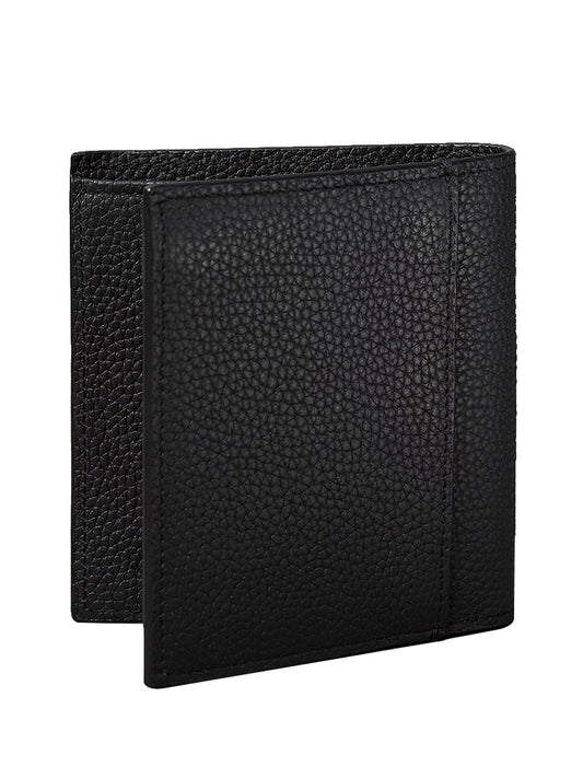 CALVIN ACC.2USCITA Portafoglio A Libro Slim Con Logo Stampato In Lamina - Nero Nero