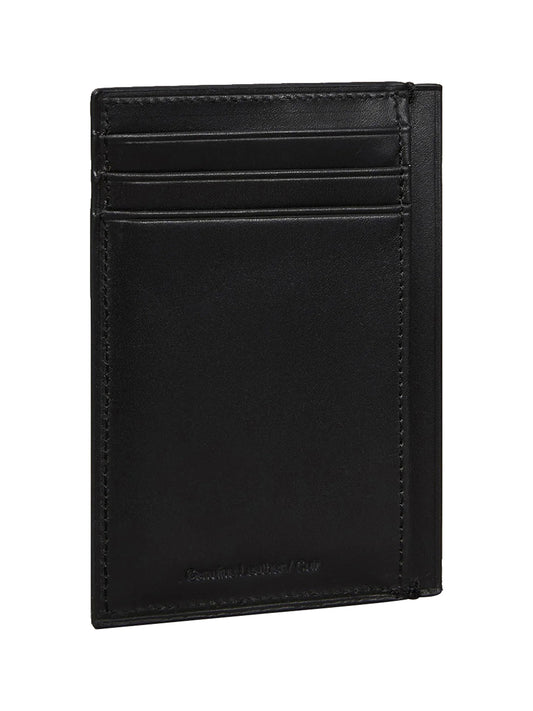 CALVIN ACC.2USCITA Portacarte Calvin Klein Carte Con Logo A Placca - Nero Nero