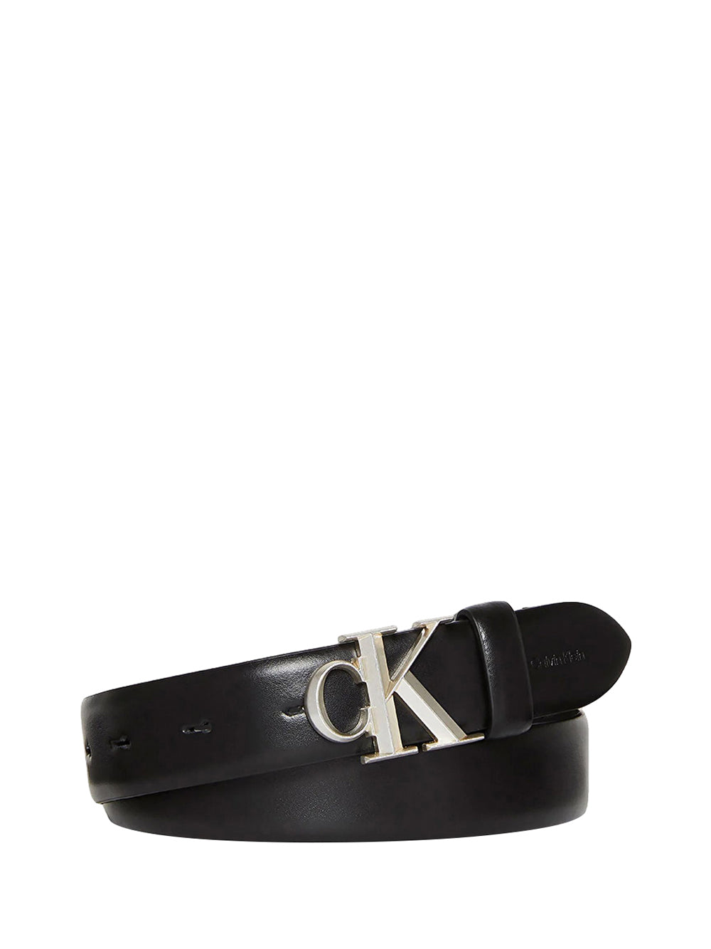 CALVIN ACC.2USCITA Cintura Con Fibbia Calvin Klein Da 30 mm - Nero/Silver Nero/silver