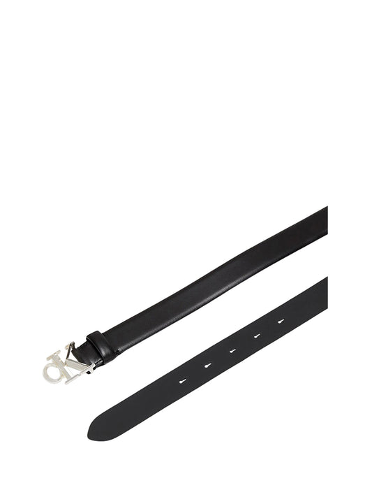 CALVIN ACC.2USCITA Cintura Con Fibbia Calvin Klein Da 30 mm - Nero/Silver Nero/silver