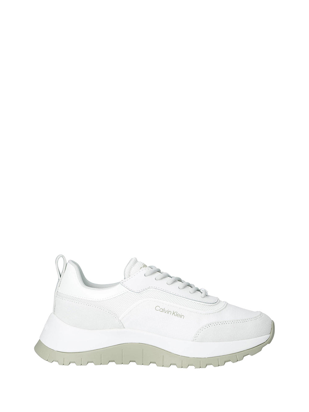 CALVIN CALZATURE Calvin Klein Sneakers Runner Lace Up Mesh - Bianco Bianco