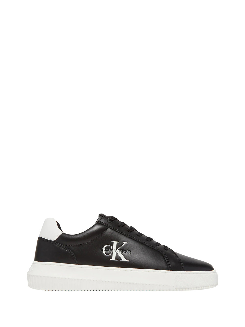 CALVIN CALZATURE Calvin Klein Chunky Cupsole Mono Sneakers Uomo Nero/bianco - Nero Nero/bianco