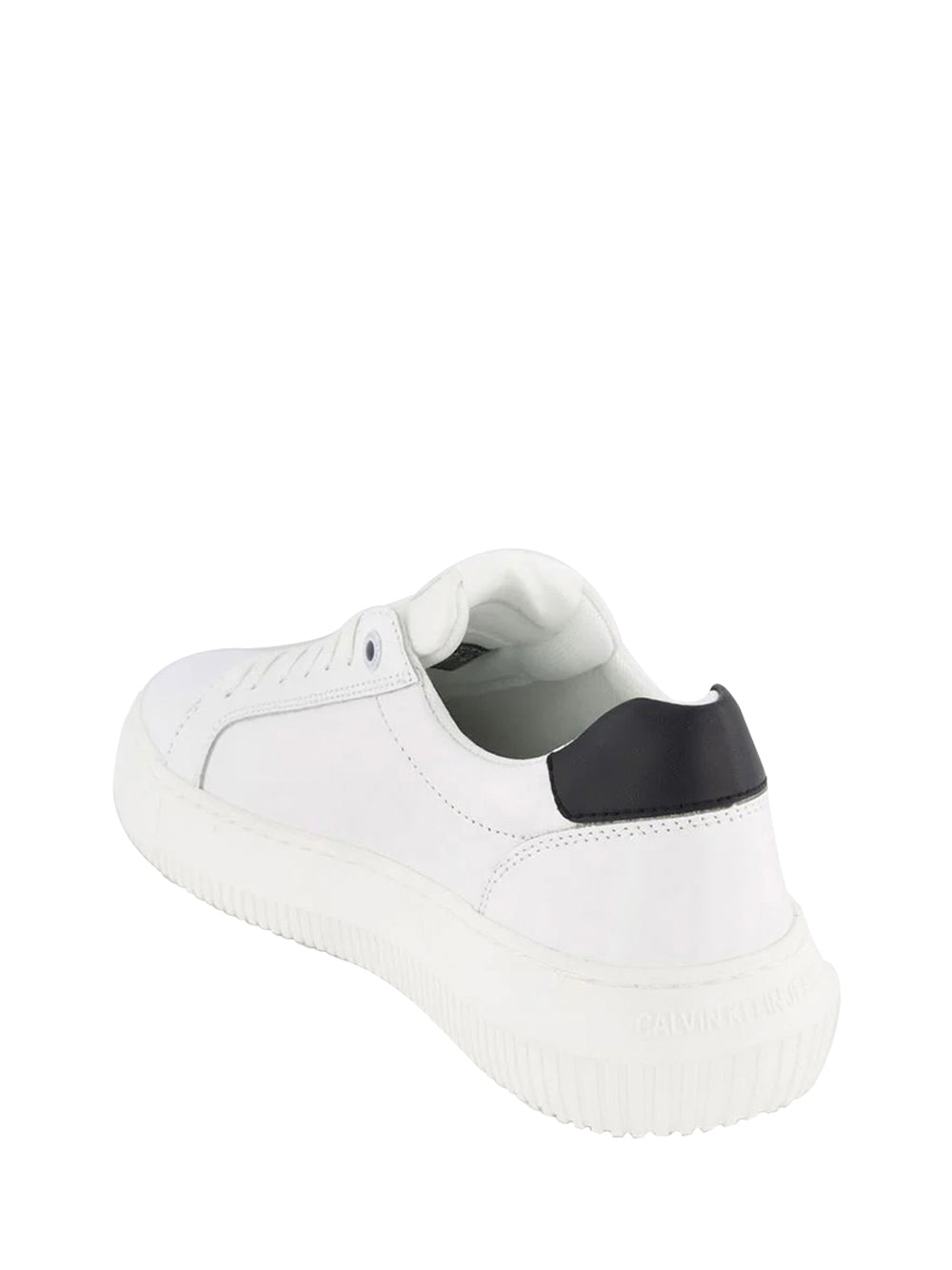 CALVIN CALZATURE Calvin Klein Chunky Cupsole Mono Sneakers Donna Bianco Bianco/nero