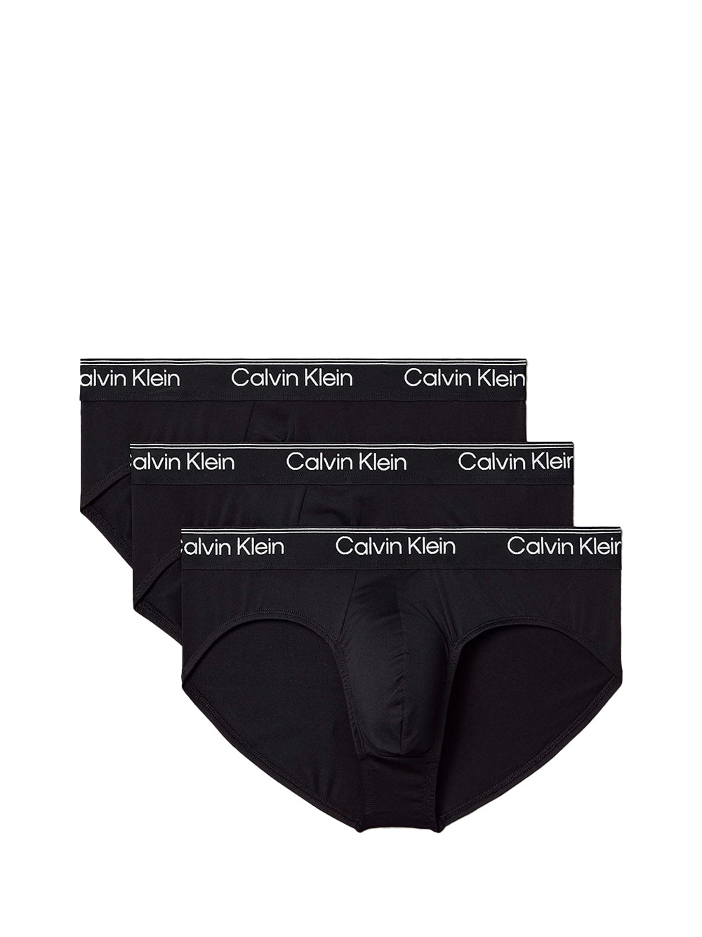 CALVIN UNDERWEAR Boxer Hip Brief Calvin Klein 3-Pack - Nero Nero