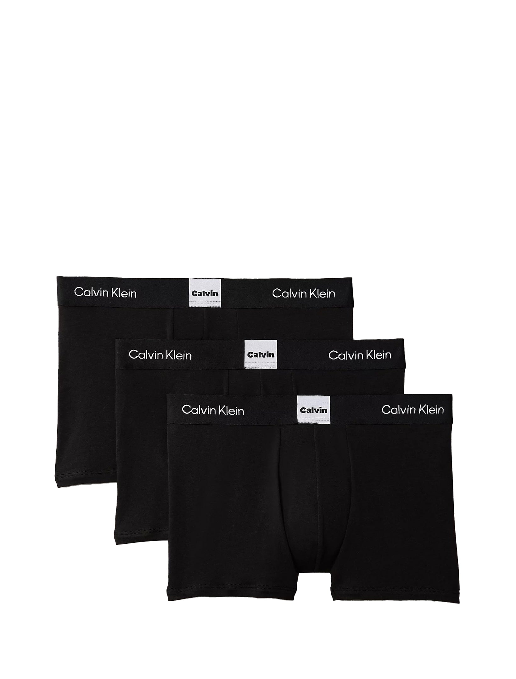CALVIN UNDERWEAR Boxer Aderenti Calvin Klein 3-Pack - Nero Nero