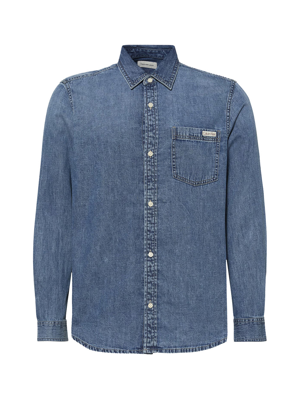 CALVIN2 1USCITA Calvin Klein Camicia Casual Classic Uomo - Blu Blu