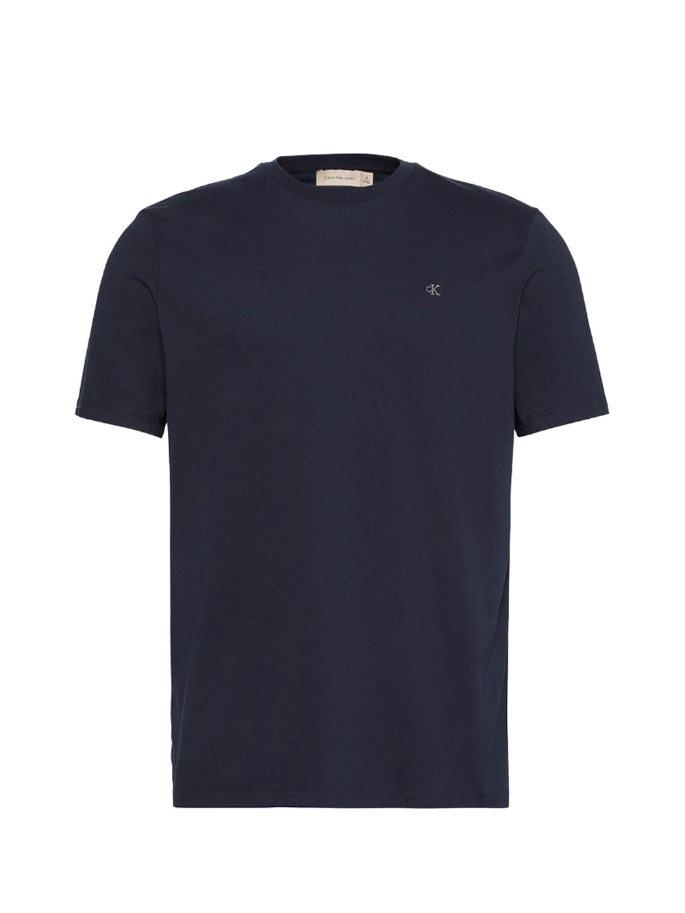 CALVIN2 1USCITA Calvin Klein Ss Smooth Cttn Solid T-Shirt Uomo Blu Blu
