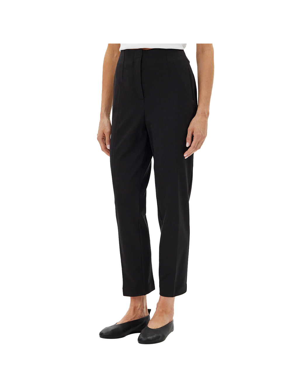 CALVIN2 1USCITA Calvin Klein Ponte Dart Front Pan Donna Donna Nero Nero