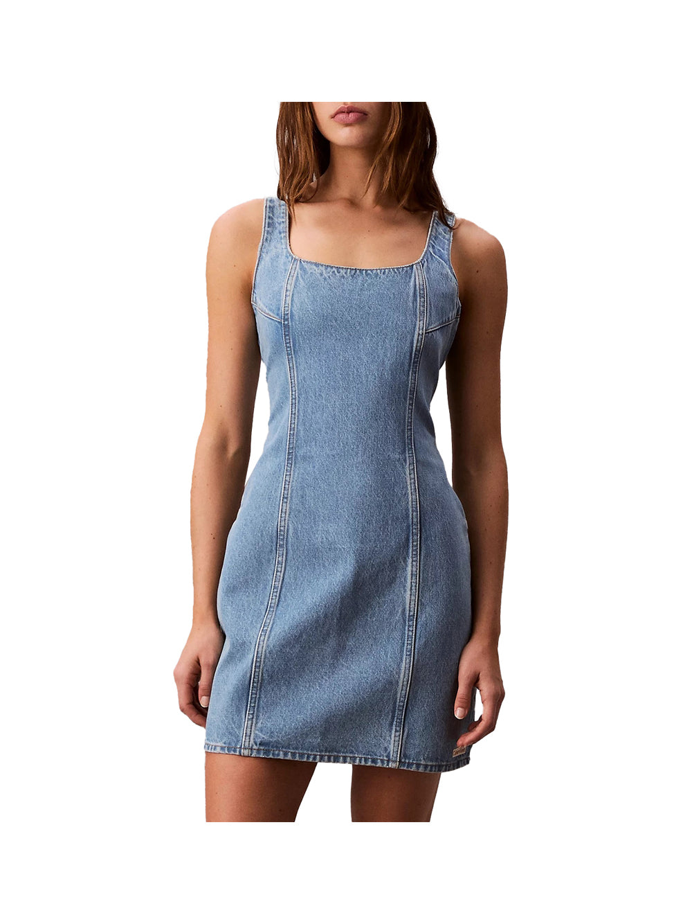 CALVIN2 1USCITA Calvin Klein Abito Donna Denim - Blu DENIM
