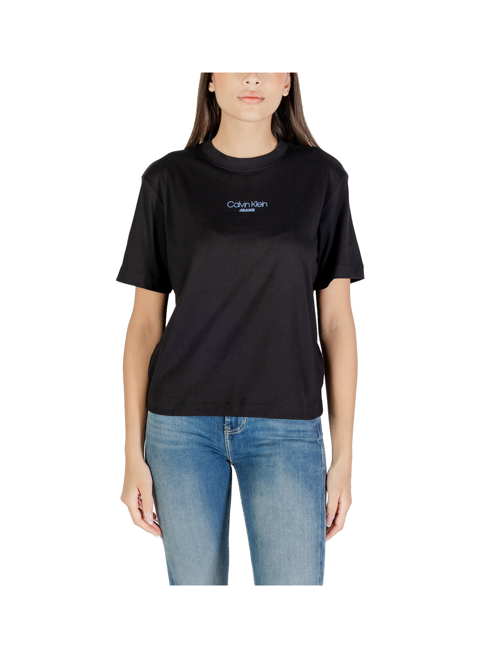 CALVIN2 1USCITA Calvin Klein T-Shirt Ss Boxy Fit Tee - Nero Nero