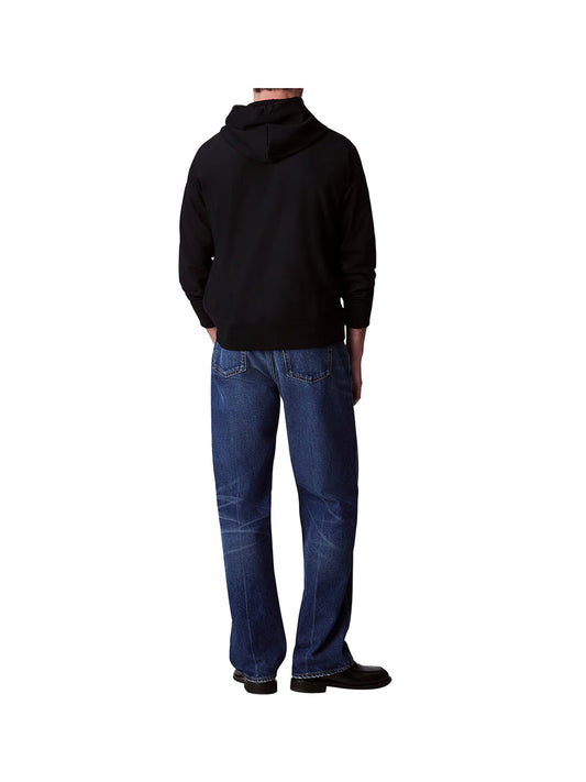Calvin Klein Calvin Klein Premium Terry Monogramma Felpa Uomo Nero Nero