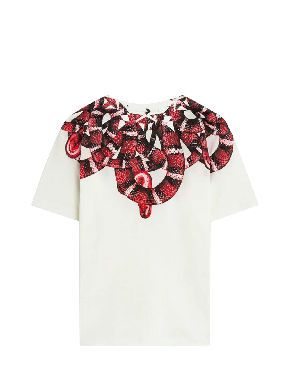 COUNTY OF MILAN County Of Milan T-Shirt Marcelo Burlon Con Stampa Bianco Crema
