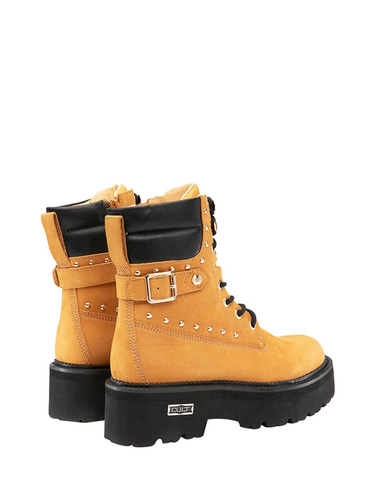 CULT Anfibio Cult Rocky 4641 Mid Nabuck - Beige CHESTNUT