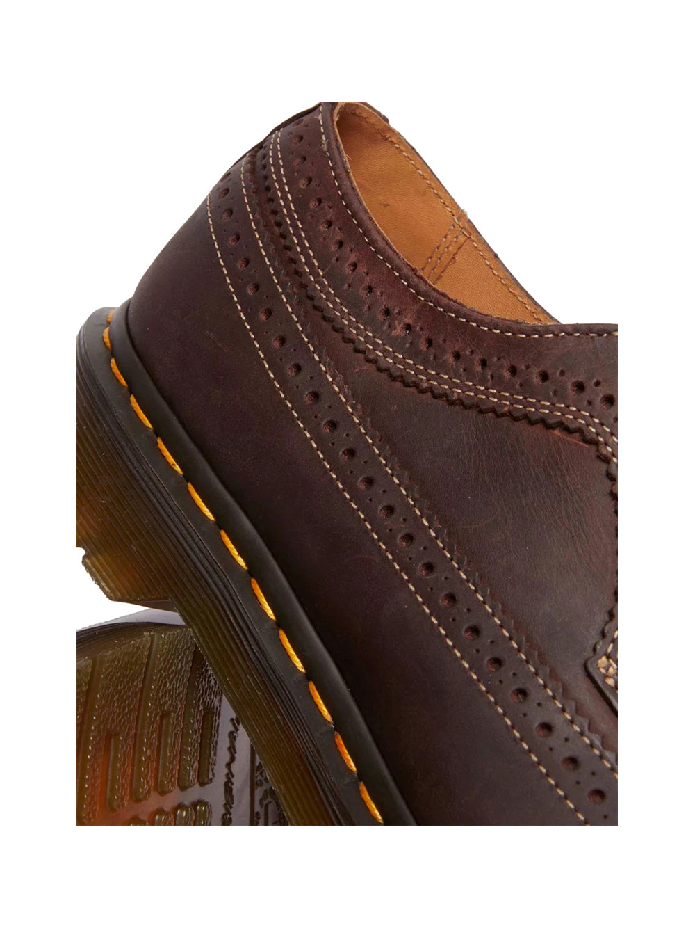 DR MARTENS Scarpe Dr Martens Brogue 3989 In Pelle Crazy Horse - Marrone Marrone